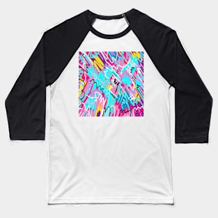 COLOR AND DETAIL ABSTRACT ART Baseball T-Shirt